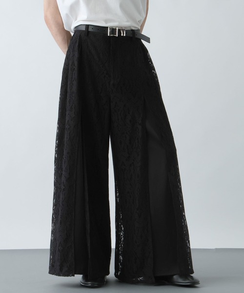 セール】【SET UP対応】レースレイヤードパンツ(HARE)（その他パンツ