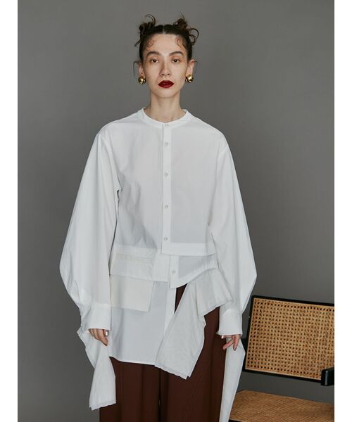 UN3D.（アンスリード）の「LAYER PARTS SH / レイヤーパーツシャツ