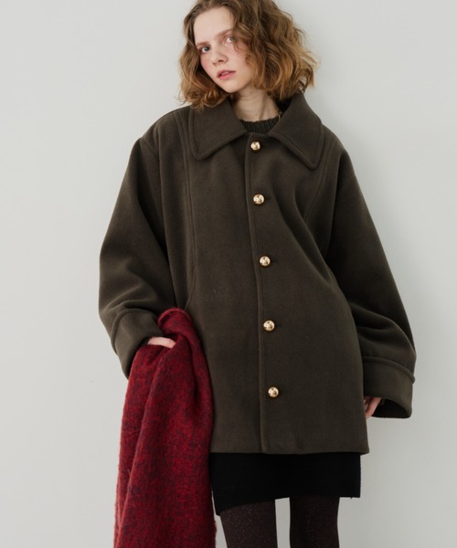 金釦ミドルコート（ステンカラーコート）｜Unitage（ユニテージ）の