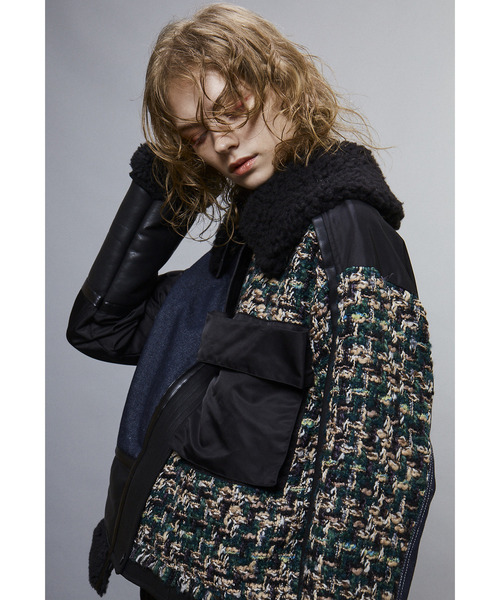 SOFFITTO（ソフィット）の「【AULA AILA別注】TWEED DENIM COMBINATION