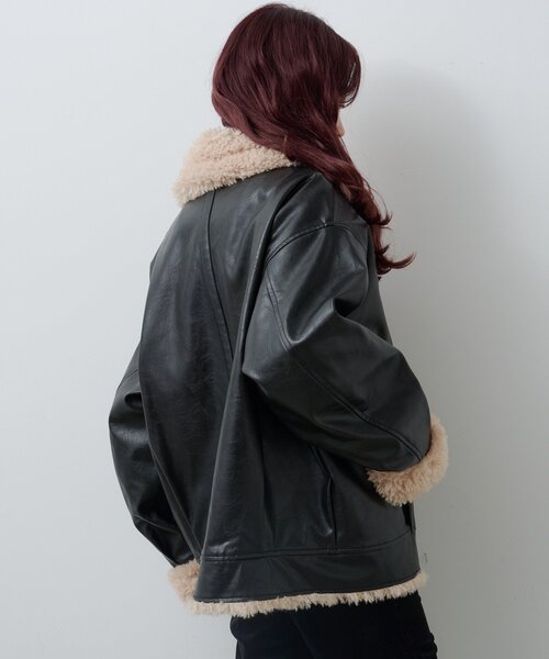 セール】【S.Mサイズ展開】ボアフライトジャケット（その他アウター