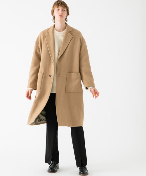 CLANE（クラネ）の「【CLANE HOMME】オーバーサイズチェスターコート