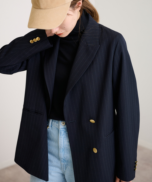 FRAMeWORK（フレームワーク）の「ヴィンテージギャバダブルジャケット