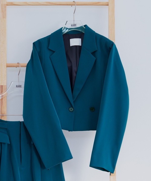トロミソデアキショートジャケット(HARE)（テーラードジャケット