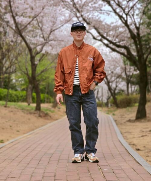 ユーティリティヘリンボーンジャケット（アーモンドブラウン）（その他