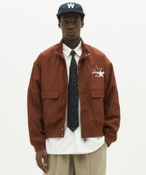 ユーティリティヘリンボーンジャケット（アーモンドブラウン）（その他