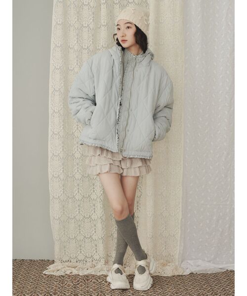 merry jenny（メリージェニー）の「モヘヤライクティアードショート