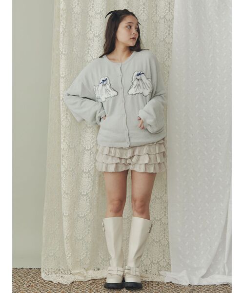 merry jenny（メリージェニー）の「モヘヤライクティアードショート