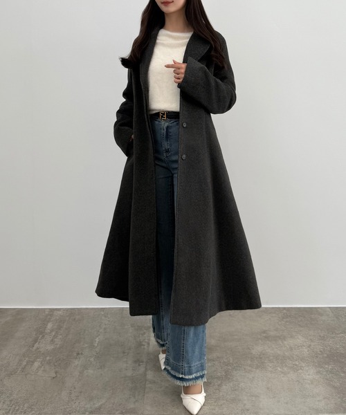 セール】ウエストシェイプシングルチェスターコート（チェスターコート