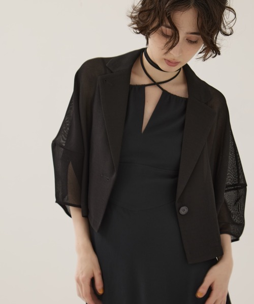 CLANE/クラネ】MESH LANTERN JACKET/メッシュランタンジャケット