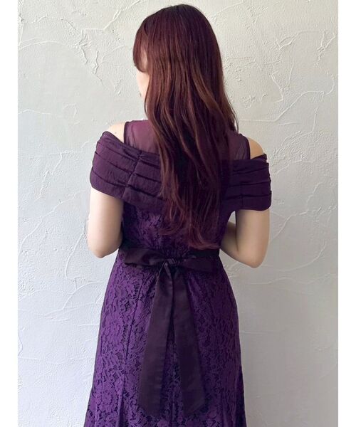 オーガンベールマーメイドドレス（ドレス）｜dazzlin（ダズリン）の