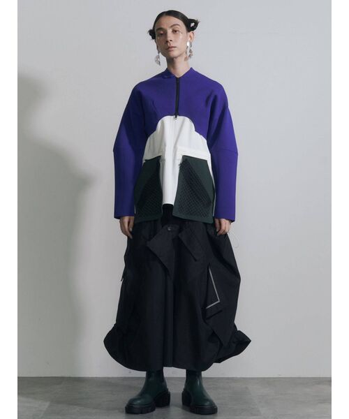 UN3D.（アンスリード）の「ショートニットブルゾン（ブルゾン）」 - WEAR