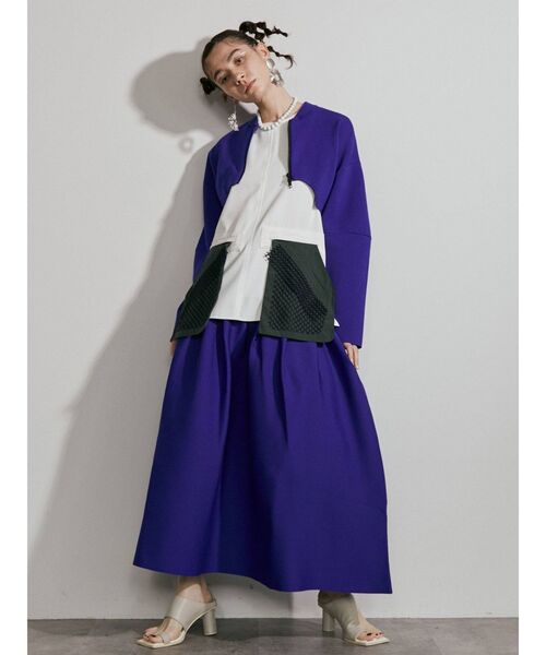 UN3D.（アンスリード）の「ショートニットブルゾン（ブルゾン）」 - WEAR