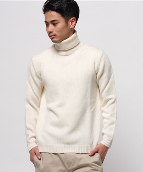 SHIPS（シップス）の「ROBERTO COLLINA: メリノウール タートルネック