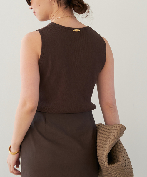 Diner B RIB CROP タンクトップ（タンクトップ）｜Deuxieme Classe