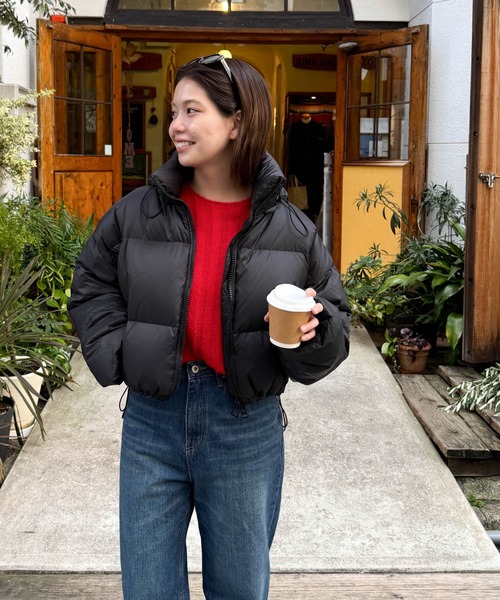 セール】El mar パーカーショートダウンジャケット（ダウンジャケット