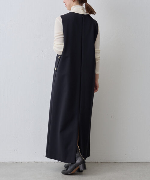 BEARDSLEY（ビアズリー）の「サイドボタンジャンパースカート