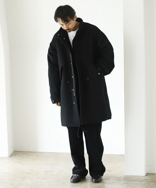 BEAMS（ビームス）の「BEAMS / 中綿 ウール モッズ コート（モッズ