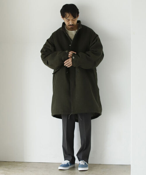 BEAMS（ビームス）の「BEAMS / 中綿 ウール モッズ コート（モッズ
