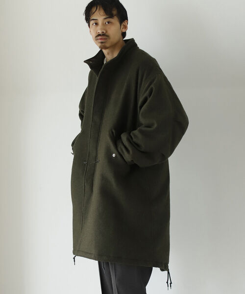 BEAMS（ビームス）の「BEAMS / 中綿 ウール モッズ コート（モッズ