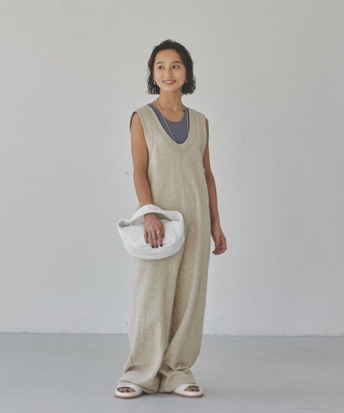 TODAYFUL（トゥデイフル）の「Cottonlinen Rough Combinaison（つなぎ
