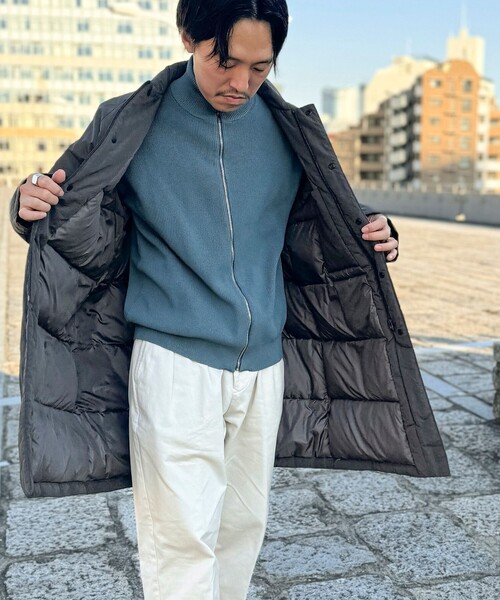 セール】【TAION/タイオン】別注ダウンステンカラーコート（ダウン