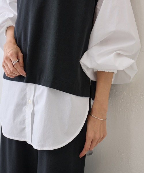 BEARDSLEY（ビアズリー）の「《ビアズリー》ギャザーカフスシャツ