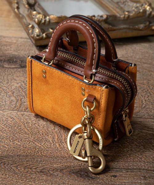 COACH（コーチ）の「ミニ ローグ バッグ チャーム（キーホルダー