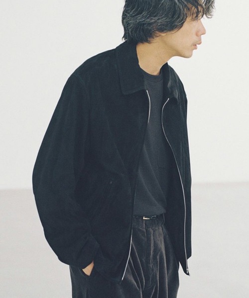 LIDNM（リドム）の「SUPER SOFT SHEEP SUEDE ZIP（ブルゾン）」 - WEAR