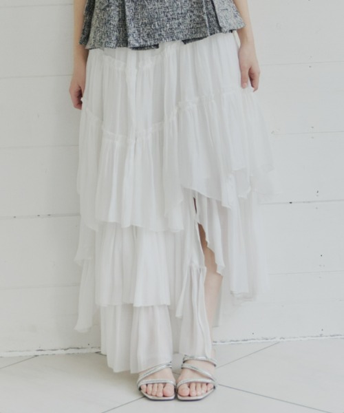 ランダムギャザースカート（スカート）｜Olu.（オルドット）の