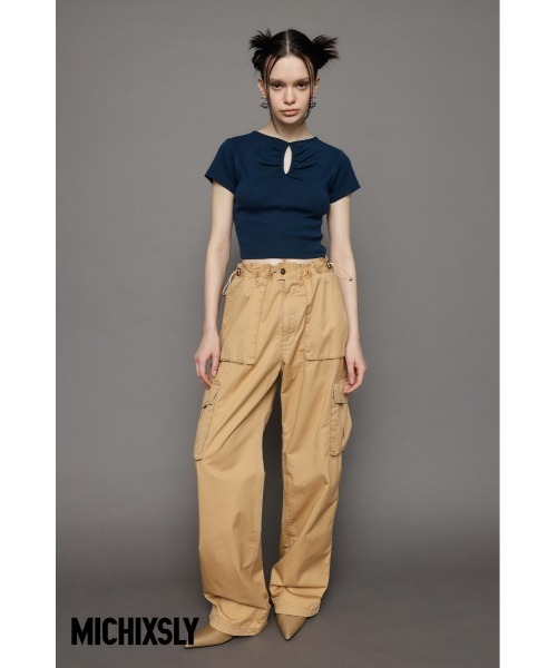 SLY（スライ）の「MICHI x SLY ADJUST WAIST W CARGO ミチ スライ