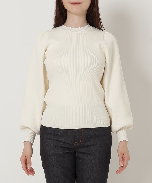 ゆのじ】ローズティアラ フリルプルオーバー 近年モデル アイボリー