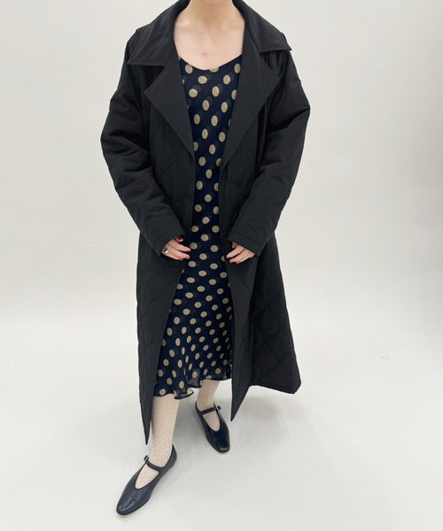 セール】【VACHEMENT / ヴァシュモン】キルティングトレンチコート