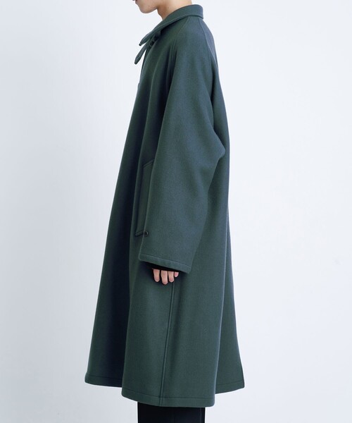 STUDIOUS別注 WOOL MELTON BALMACAAN COAT（チェスターコート）｜URU