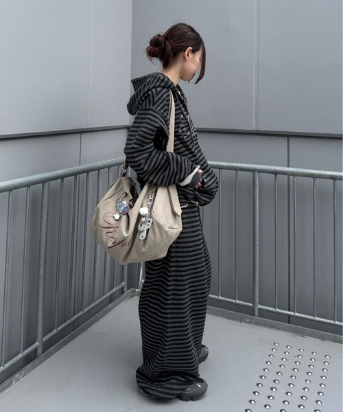 26SS】アソート柄加工ジップパーカー（パーカー）｜sedacle（セダクル