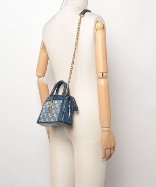 G JAMES Logo Mini Satchel ハンドバッグ レディース | GUESS(ゲス