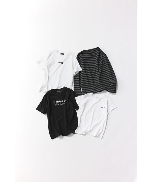 セール】WEB限定 J008 ボーダーTシャツ（Tシャツ/カットソー）｜agnes