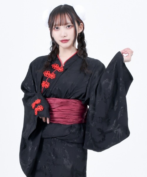 REFLEM（レフレム）の「『REFLEM/レフレム』チャイナデザイン浴衣SET