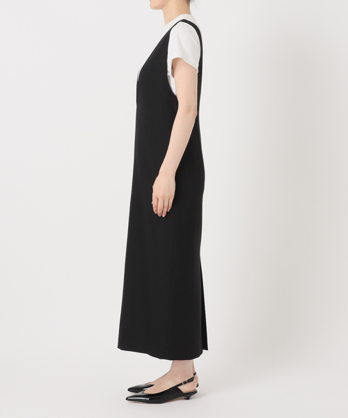 セール】ストレートVネックワンピース（ワンピース）｜NOBLE（ノーブル