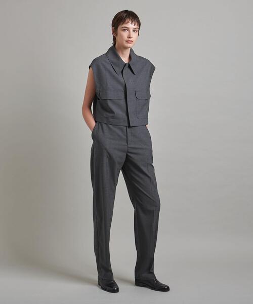 LOEFF（ロエフ）の「＜LOEFF＞TW バックサテン サスペンダーパンツ