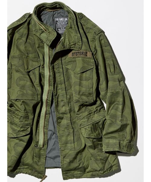 HYSTERIC GLAMOUR（ヒステリックグラマー）の「SNAKE LOOP柄 M65