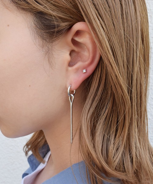 グレーダイヤピアス（ピアス（片耳用））｜e.m.（イーエム）の