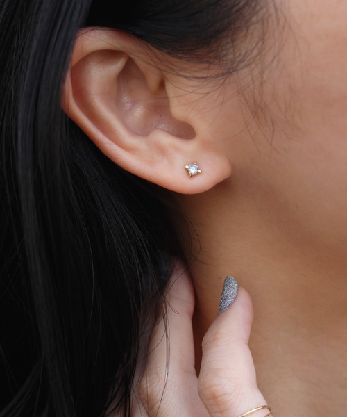 グレーダイヤピアス（ピアス（片耳用））｜e.m.（イーエム）の