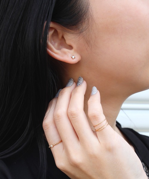 グレーダイヤピアス（ピアス（片耳用））｜e.m.（イーエム）の