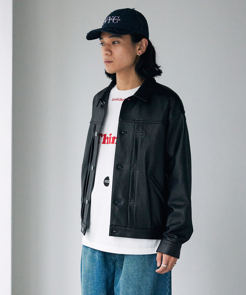 NZ ラムレザー トラッカージャケット（ブルゾン）｜JOURNAL STANDARD