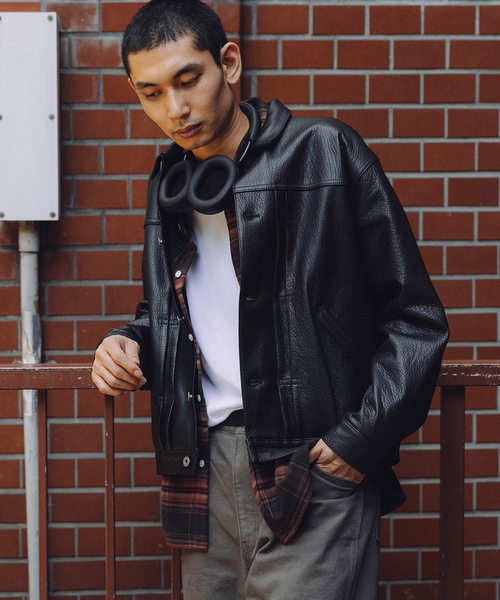 NZ ラムレザー トラッカージャケット（ブルゾン）｜JOURNAL STANDARD