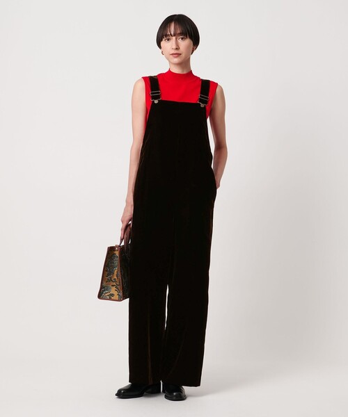 セール】ベルベット サロペット パンツ（サロペット/オーバーオール