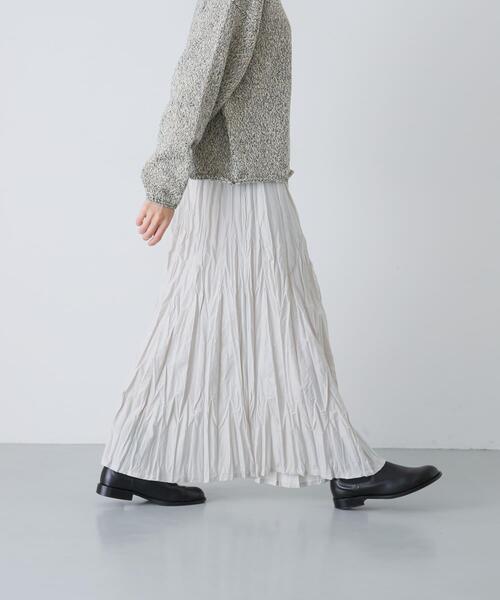 コットンクリンクルスカート（スカート）｜かぐれ（カグレ）の