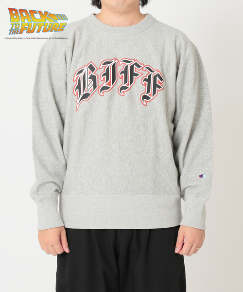 セール】【CHAMPION×BACK TO THE FUTURE】別注リバースウィーブ