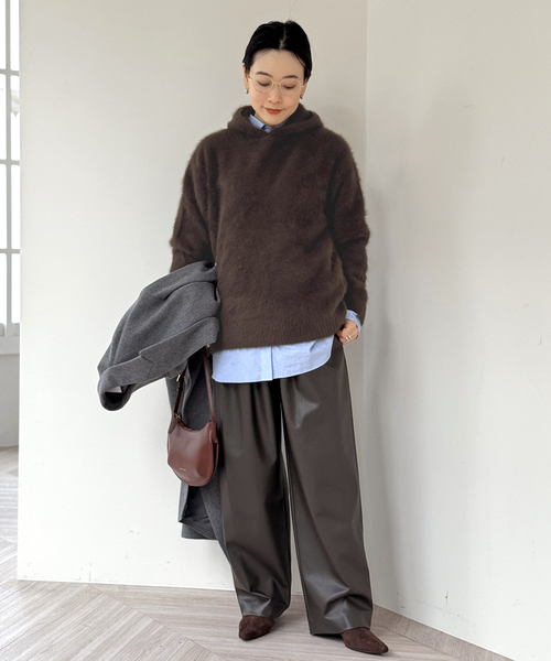 AP STUDIO（エーピーストゥディオ）の「フォックスカシミヤフーディ